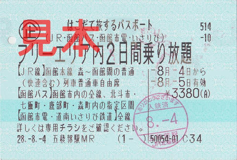はこだて旅するパスポート