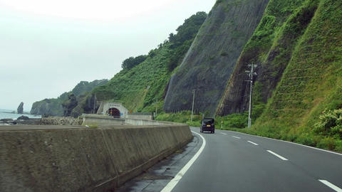 国道229号＠八雲町熊石地区