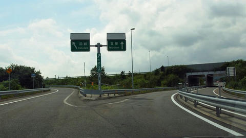 八雲IC入口分岐