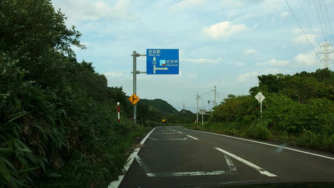 道道919号中央東線＠地球岬入口