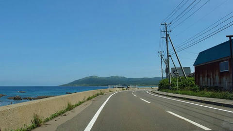 国道229号＠島牧村