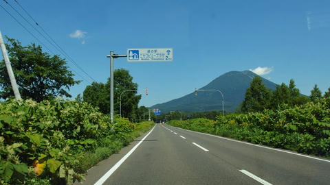国道5号＠ニセコ町里見