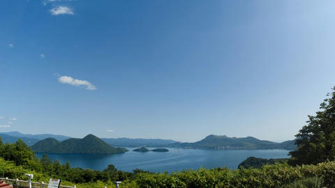 サイロ展望台から見た洞爺湖