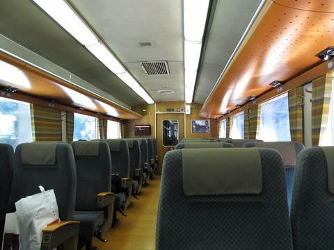 キハ185-1001車内