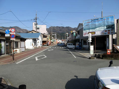 高森駅前風景