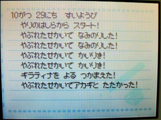 ポケモン プラチナ４０日目 やぶれたせかい うさぎ愛好会 旧