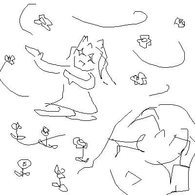 地球　花の舞