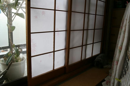 障子が