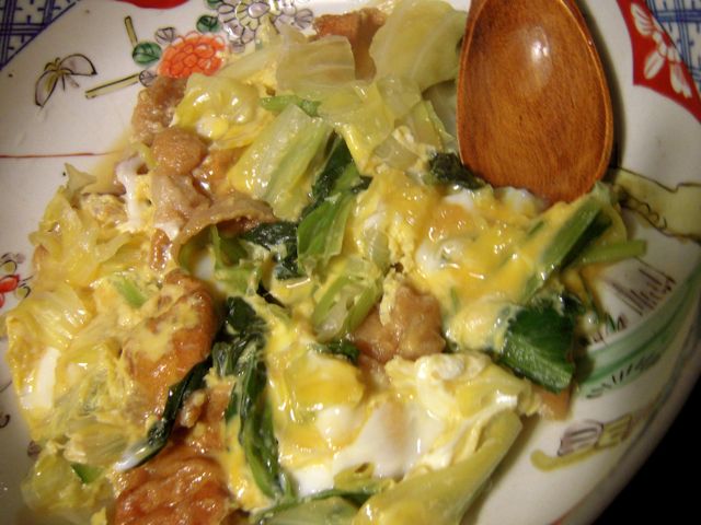 あぶら麩 卵とじ