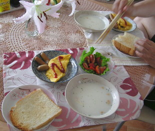 休日のセレブなお昼ごはん