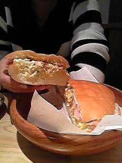 卵バーガー