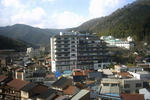 湯村温泉宿泊旅館からの風景