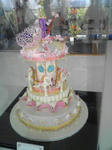 デコレーションケーキ（メリーゴーランド?）