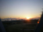 六郷川からの朝日