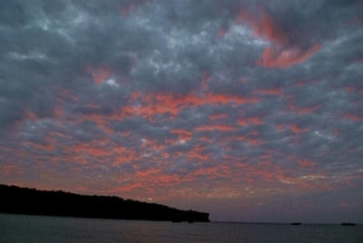 ★これぞリゾートな感じの夕日★