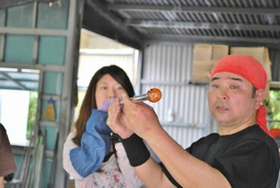 ★棒に息を吹き込む★