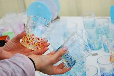 ★代表的なつぶつぶ入りグラス★