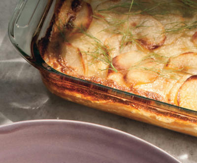 Scalloped Potatoes and Fennel