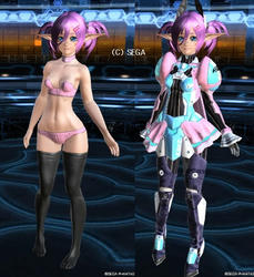 PSO2キャラクリ体験版より ©SEGA