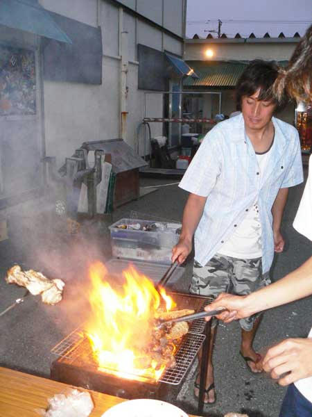 bbq fire
