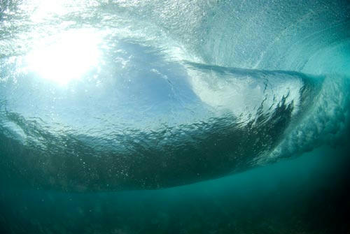 水の中から