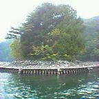 画像：中禅寺湖上野島