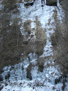 画像：中津峡・出合「氷の滝」