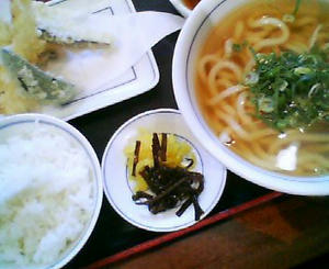 画像:ウエスト 天ぷら定食