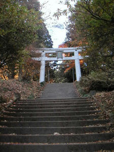 画像：　宝登山神社　奥宮　とりい