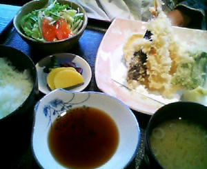 画像:成駒 天ぷら定食