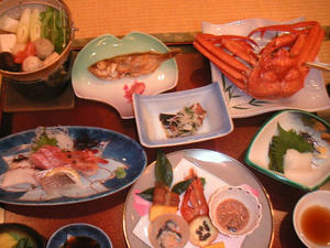 画像：鹿伏温泉　相川やまきホテル　夕食