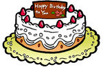 誕生日ケーキ