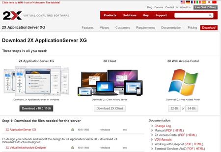 2X ApplicationServer XG Downloadlink