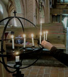 火を点したところ