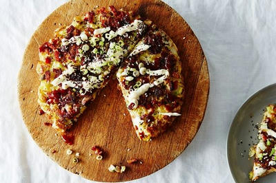 Okonomiyaki (Savory Japanese Cabbage Pancake)