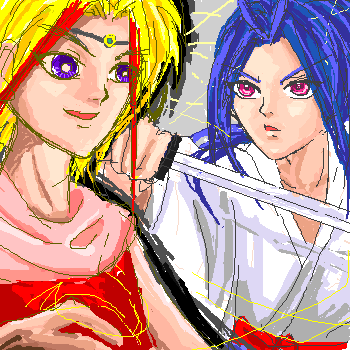 悪役朱雀vsヒーロー死々若丸