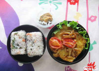 今日のMy弁当「豆腐ステーキ」