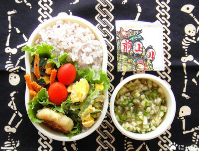 今日のMy弁当「山形のだしでぶっかけごはん＆冷やっこ」