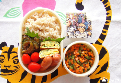 今日のMy弁当「ゴーヤで山形のだしときんぴら」