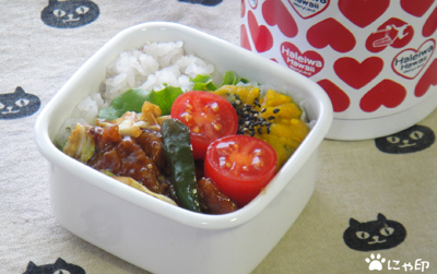 今日のMy弁当「玉子入り中華デトックススープ＆ホイコーロー」