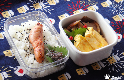 今日のMy弁当「焼き明太子まるごとドーン」