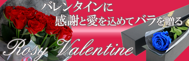 バレンタインにバラの贈り物