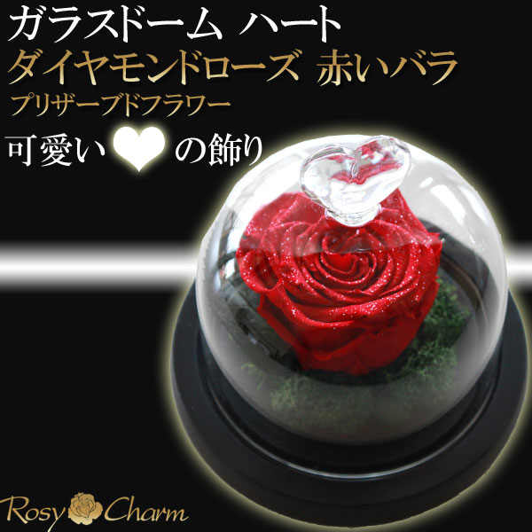 "ハートガラスドーム