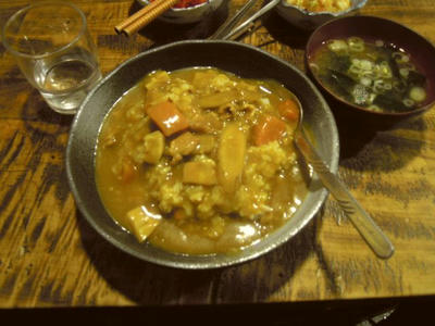 和風カレー丼の写真