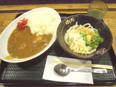 はなまるうどんのカレーセット