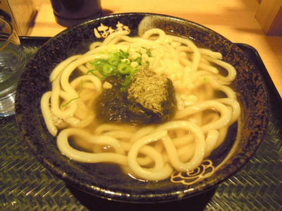 はなまるうどんのとろろ昆布うどん