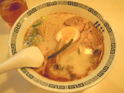 桂花ラーメンの細麺桂花