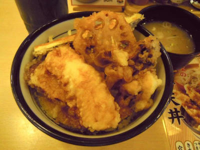 天丼てんやの野菜天丼
