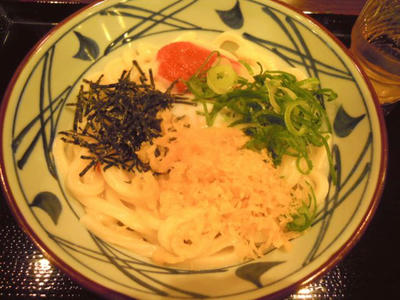 丸亀製麺の明太釜玉うどん