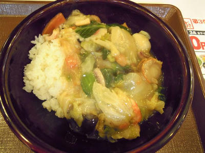 すき家の海鮮中華丼